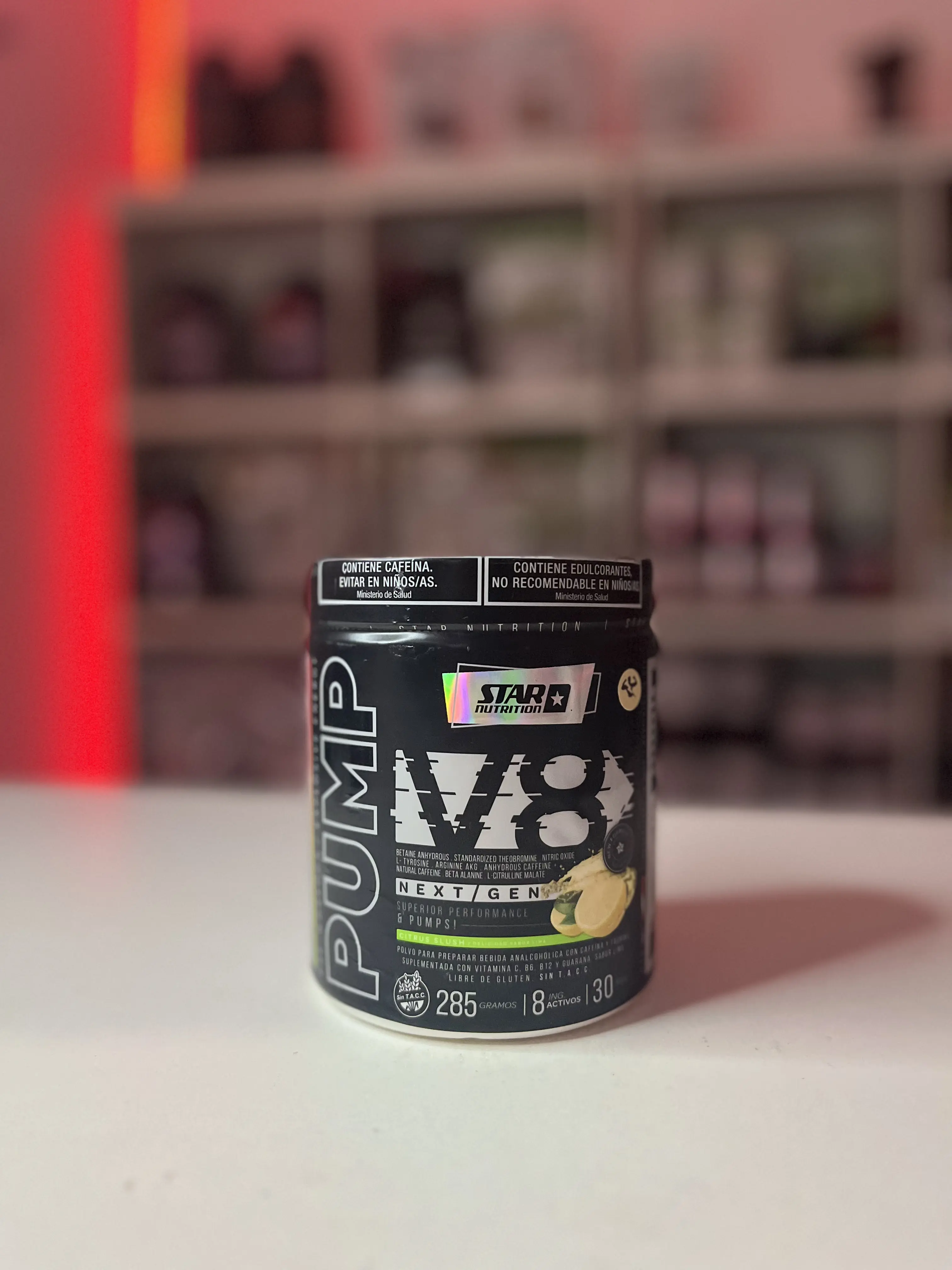 pre entreno V8 pump star
