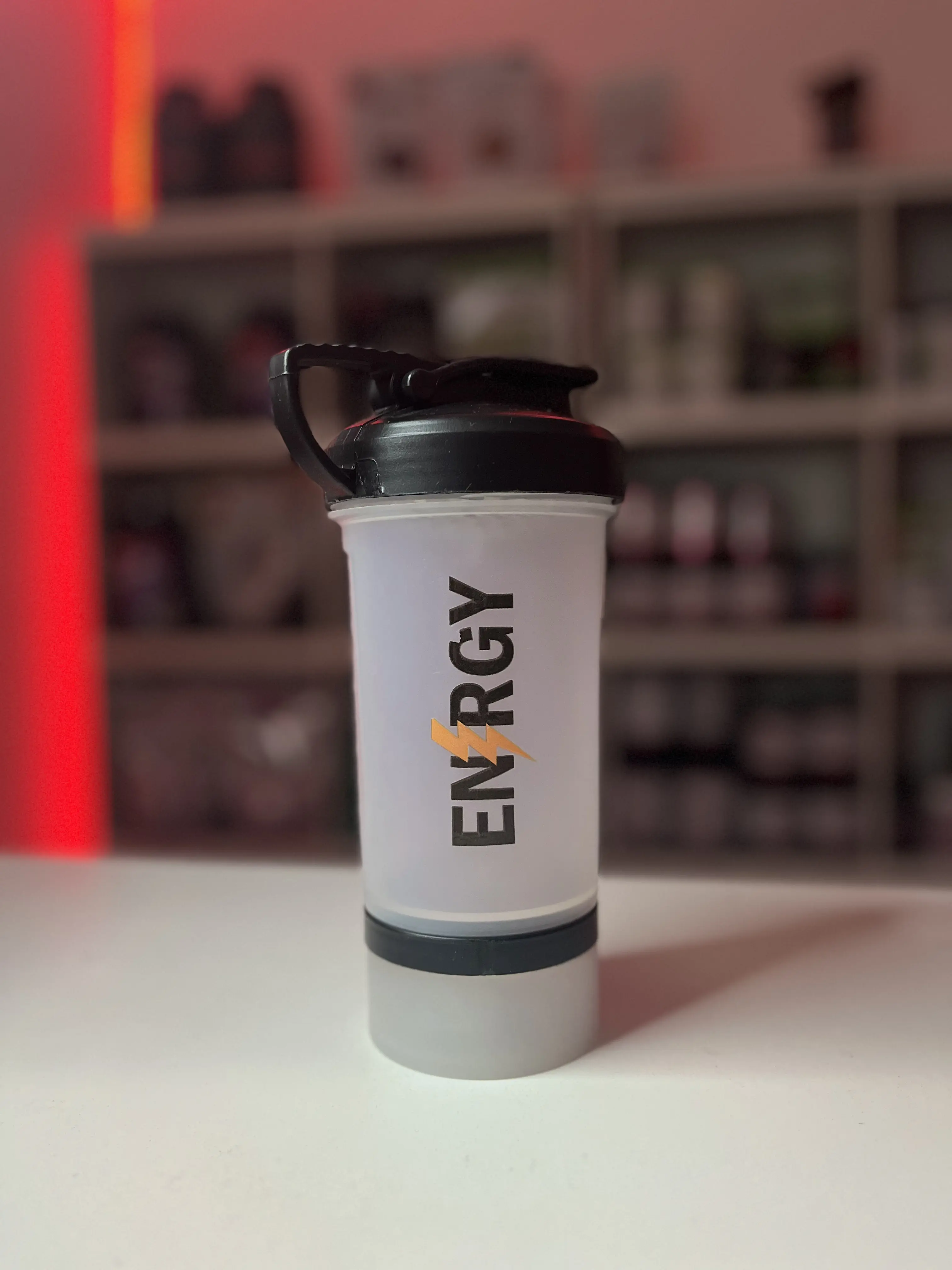 Shaker con compartimiento de Creatina y scoop