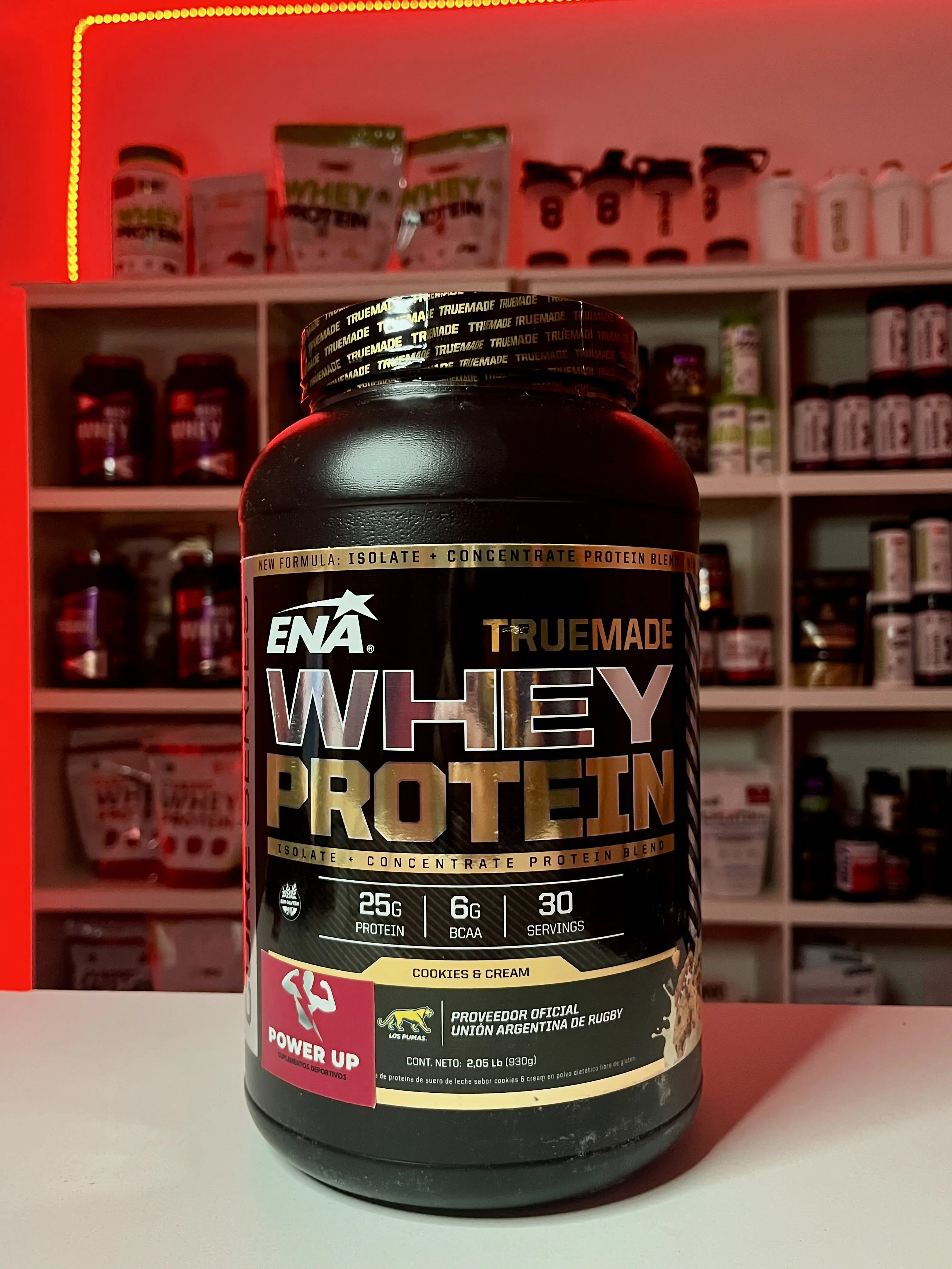 proteina whey ena true made  2lb